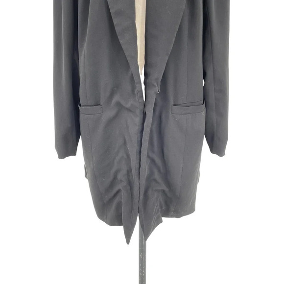 Eloquii Long Essential‎ Blazer in Black Plus Size 14 - Picture 4 of 10